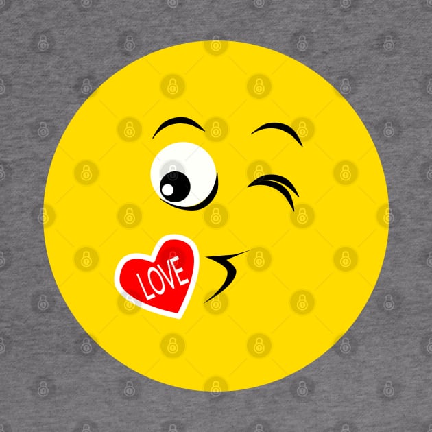 Emoji - love face by Aurealis